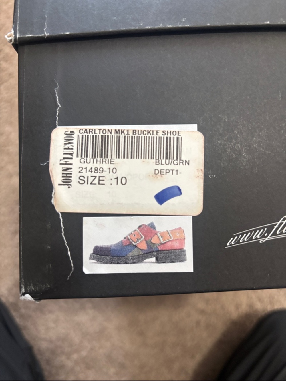 Fluevog Multi-Color Leather Shoes - Picture 8 of 9